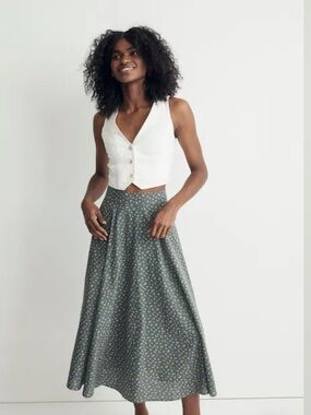 Madewell Floral Maxi Skirt